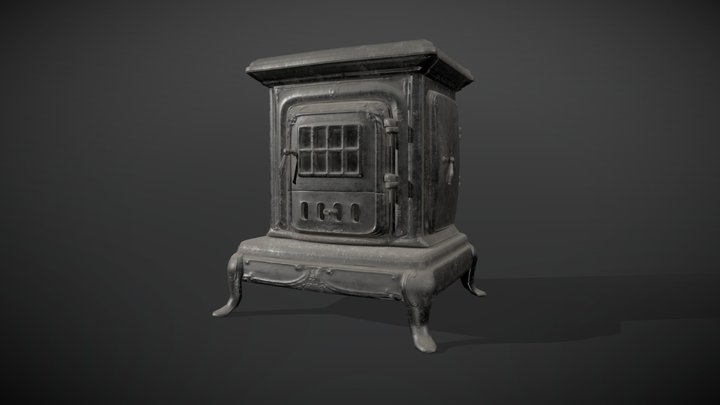 Old Stove 3D Model