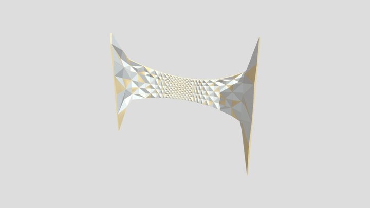 HEAD OPTIC Parametric Wall 3D Model