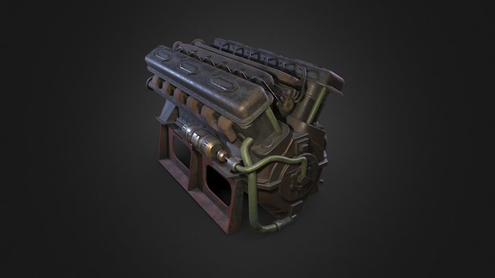 Motor tank 3D Model