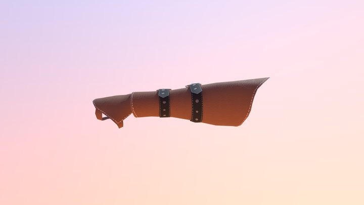 Leather Vambrace 3D Model