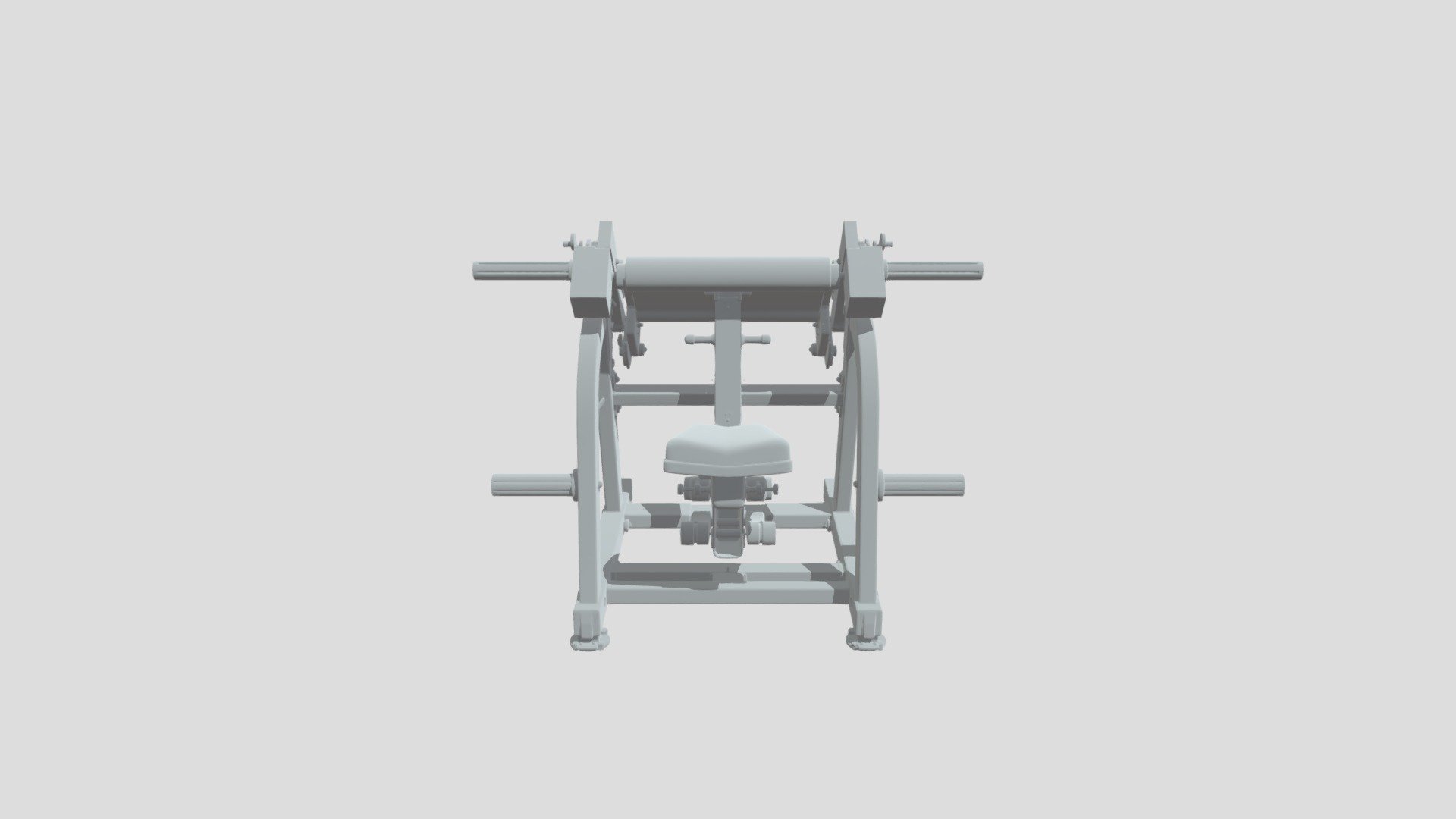 Leg extension machine - 3D model by mr.interiordesigner [48d598f ...