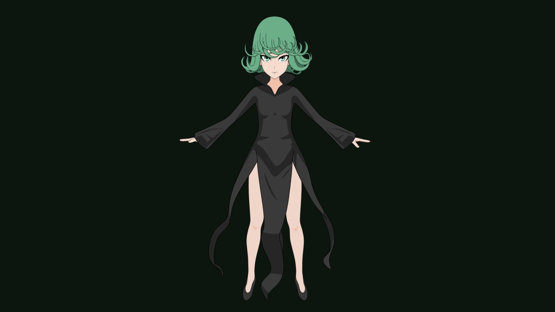 Tatsumaki - 3D model by Godfrey (@godfreywilliamsofficial) [48d5d88]