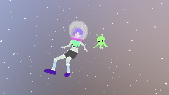 first low poly attempt 3D Model