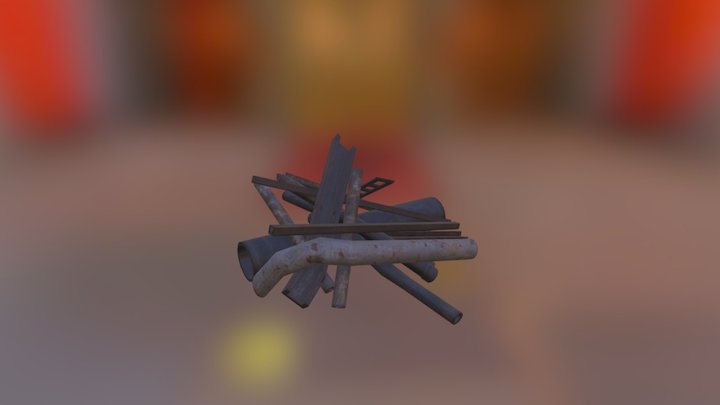 Metal Scraps 3D Model