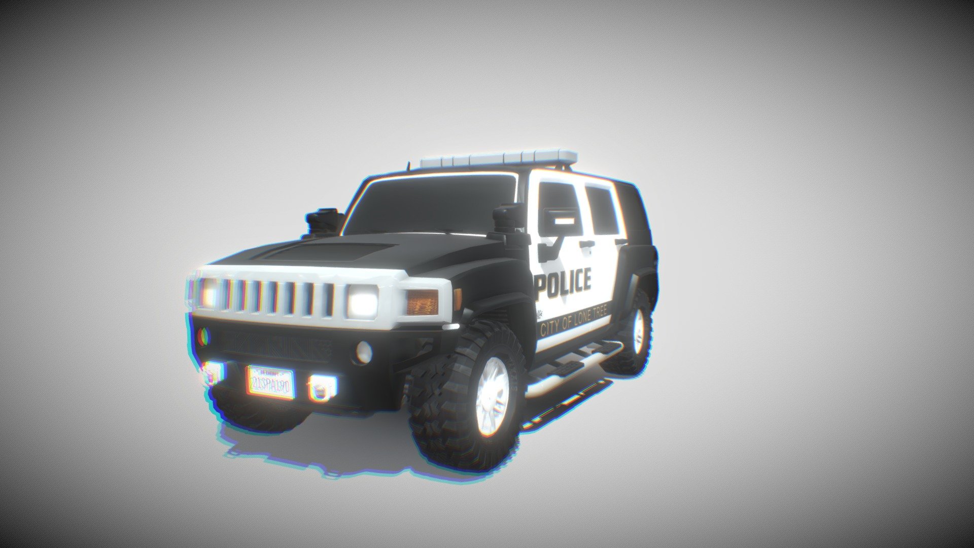 Hummer H3 Police