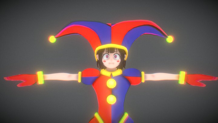 The Amazing Digital Circus - Pomni (3D Model) DL 3D Model