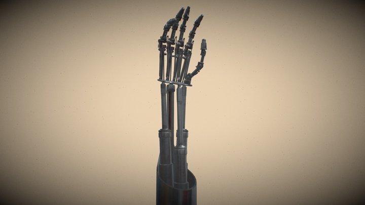 Terminator Arm (T-800 Model) 3D Model