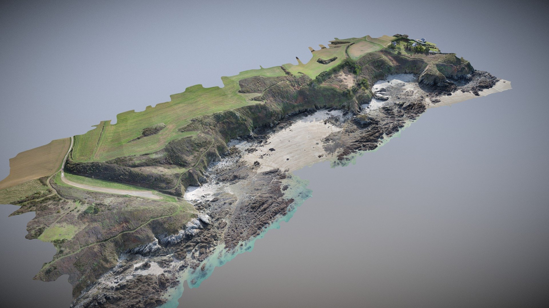 littoral français — Sketchfab embed 3D viewer