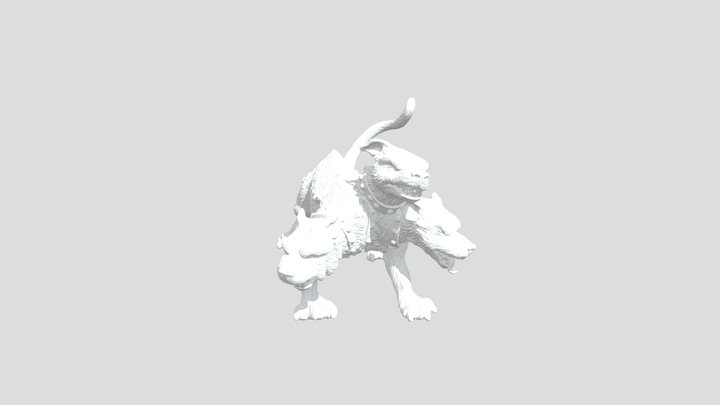 Cerberus Sculpture 3D Model
