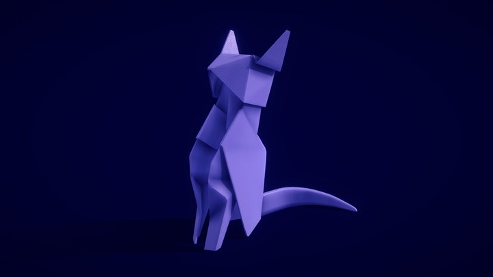 Origami Cat - FNAC 3 3D Model