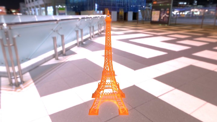 Токийская башня_модель 3D Model