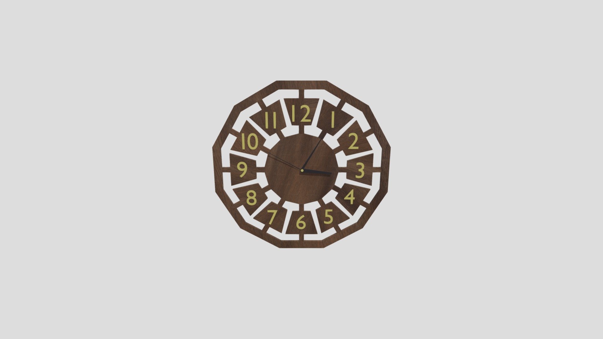 Wooden Clock
