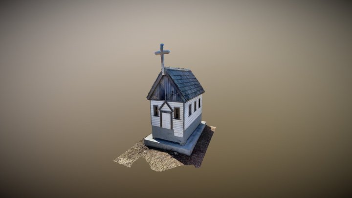 Première chapelle de Saint-André-Avellin 3D Model