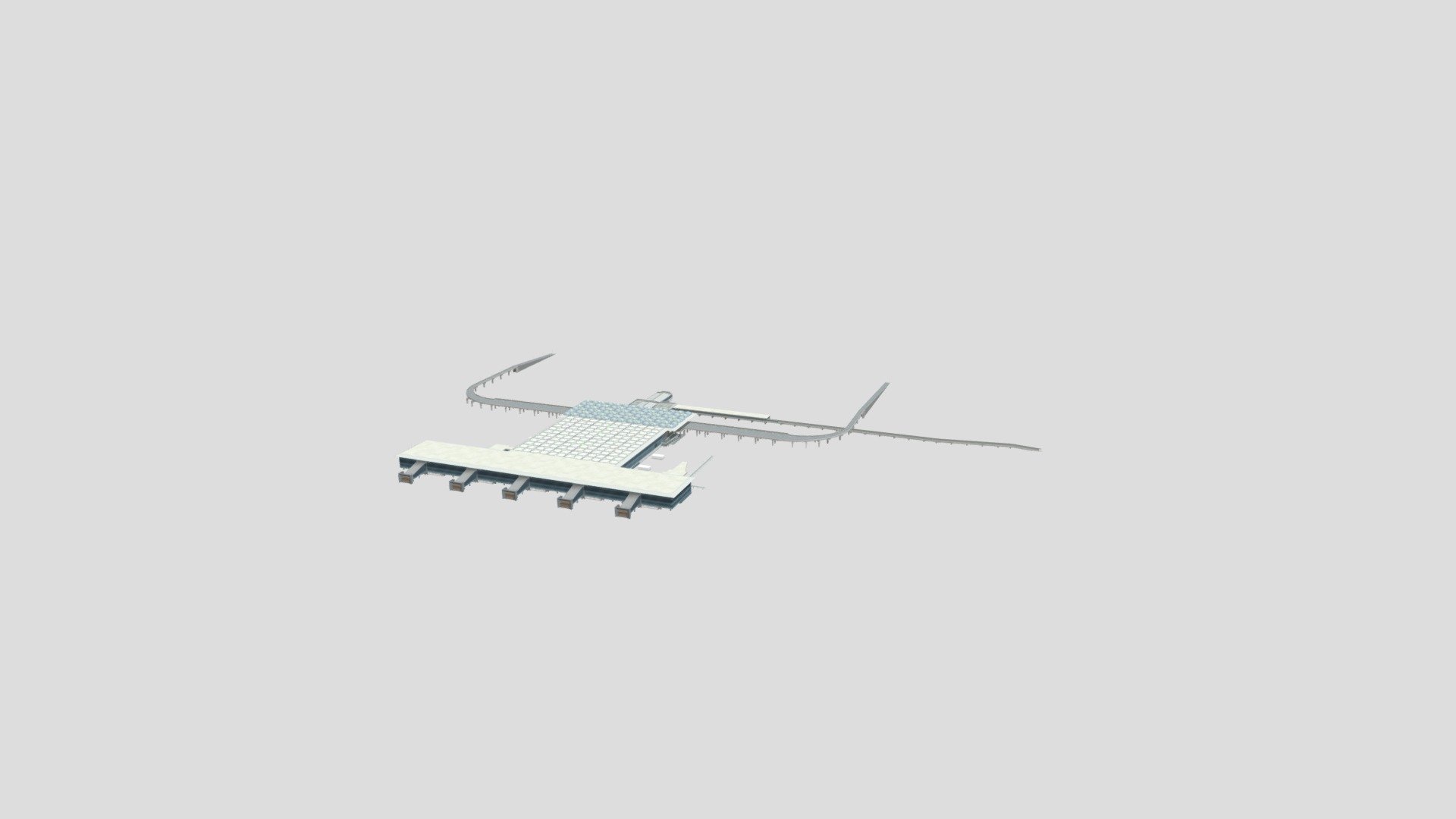 Terminal at YIA, Yogyakarta - 3D model by lynarubin [48dcd22] - Sketchfab