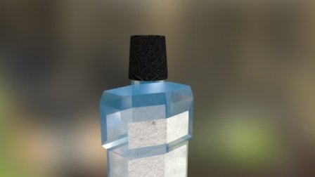 Listerine Bottle 3D Model