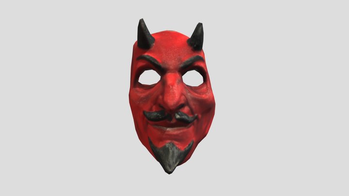 Devil Mask – Modelo 3D gratuito STL