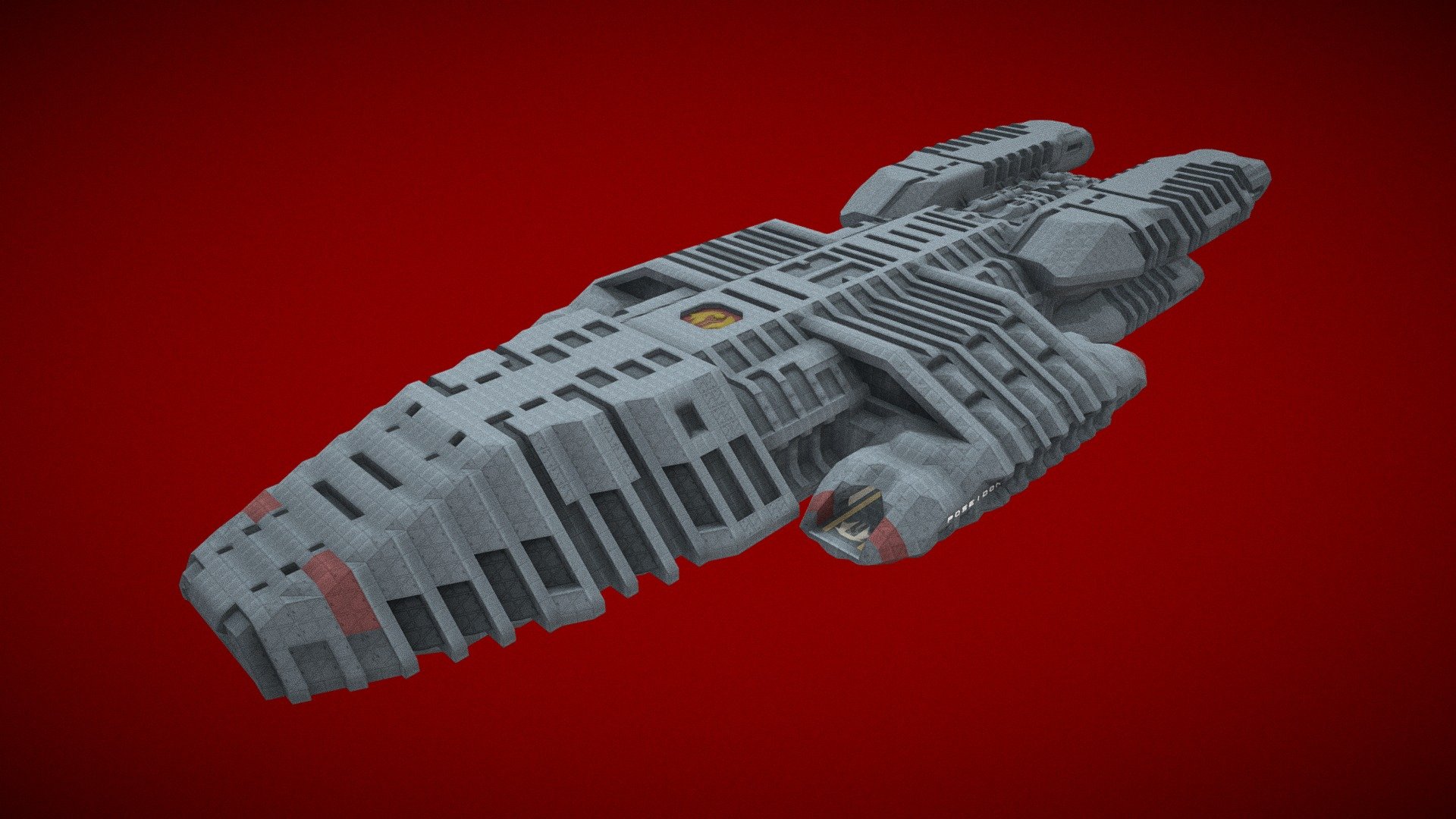 Battlestar Poseidon - Triton-class [BSG 42] ZEO - Download Free 3D ...