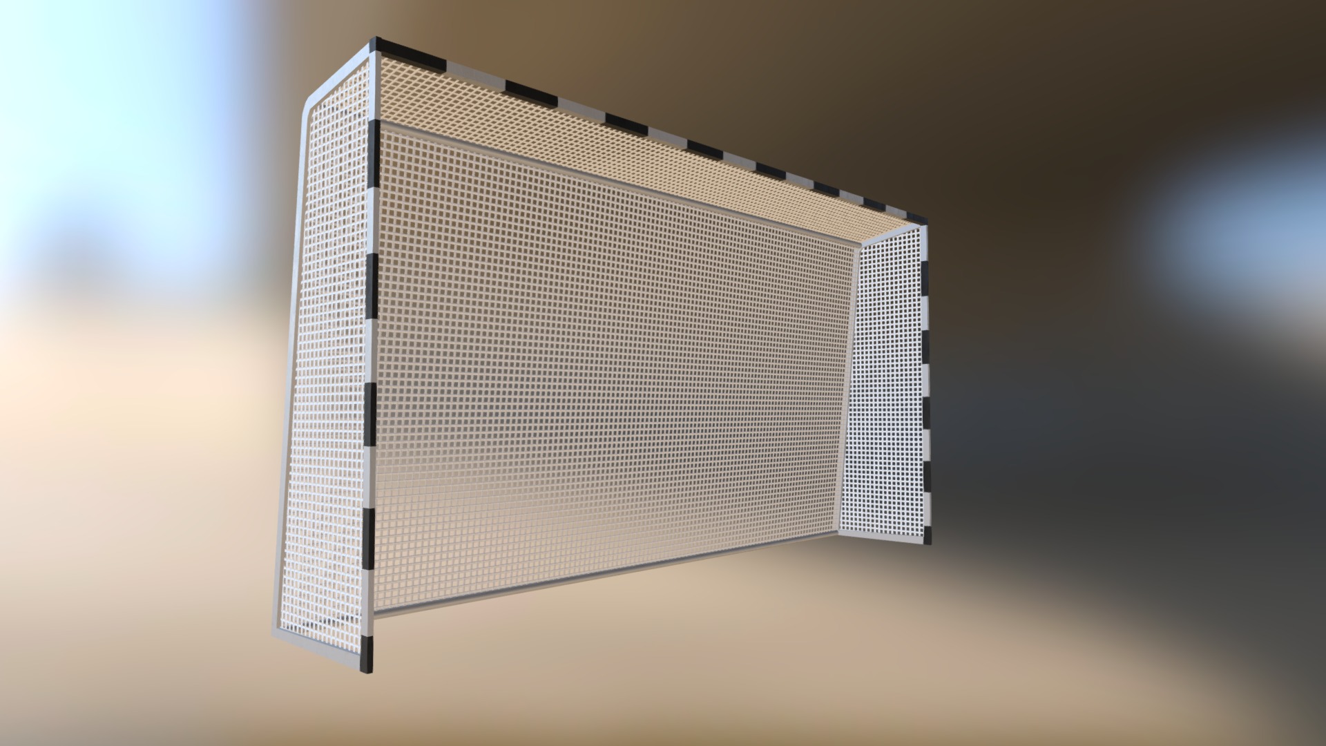 3D model Football Gate - This is a 3D model of the Football Gate. The 3D model is about a rectangular electronic device.
