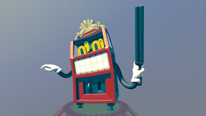 Shooting Range Enemy (Cuphead) 3D Model