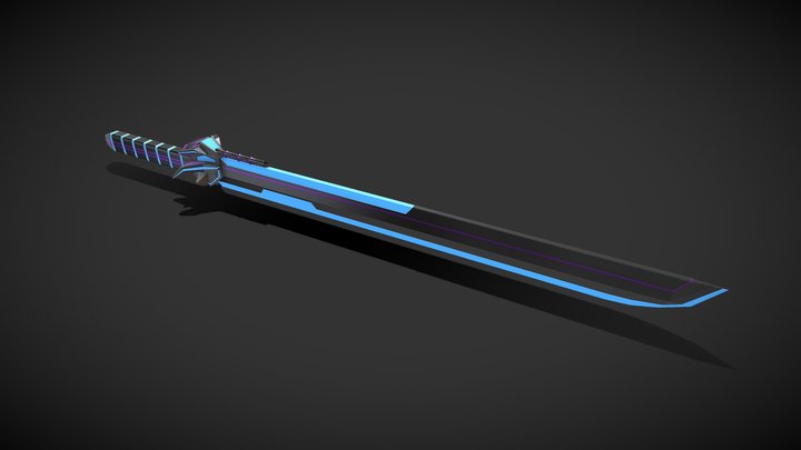 Scifi Stun Sword 3D Model