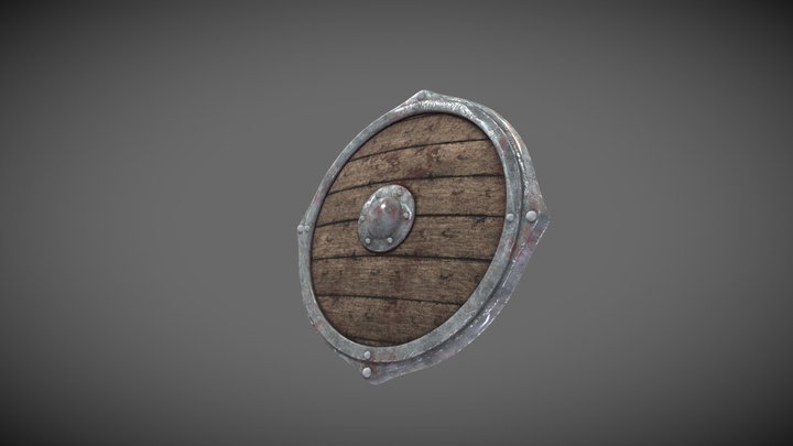 Viking Shield 3D Model