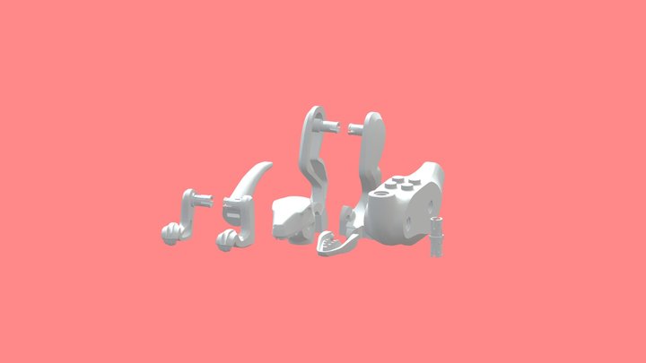 LEGO VELOCIRAPTOR FOR PRINTING 3D Model