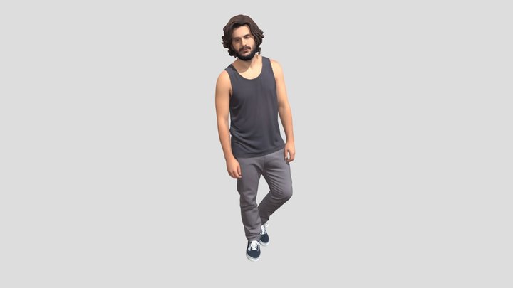 Casual In Gray – Kostenloses 3D-Modell STL