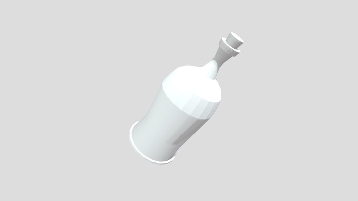 Yummy_wine_bottle_1_3 3D Model