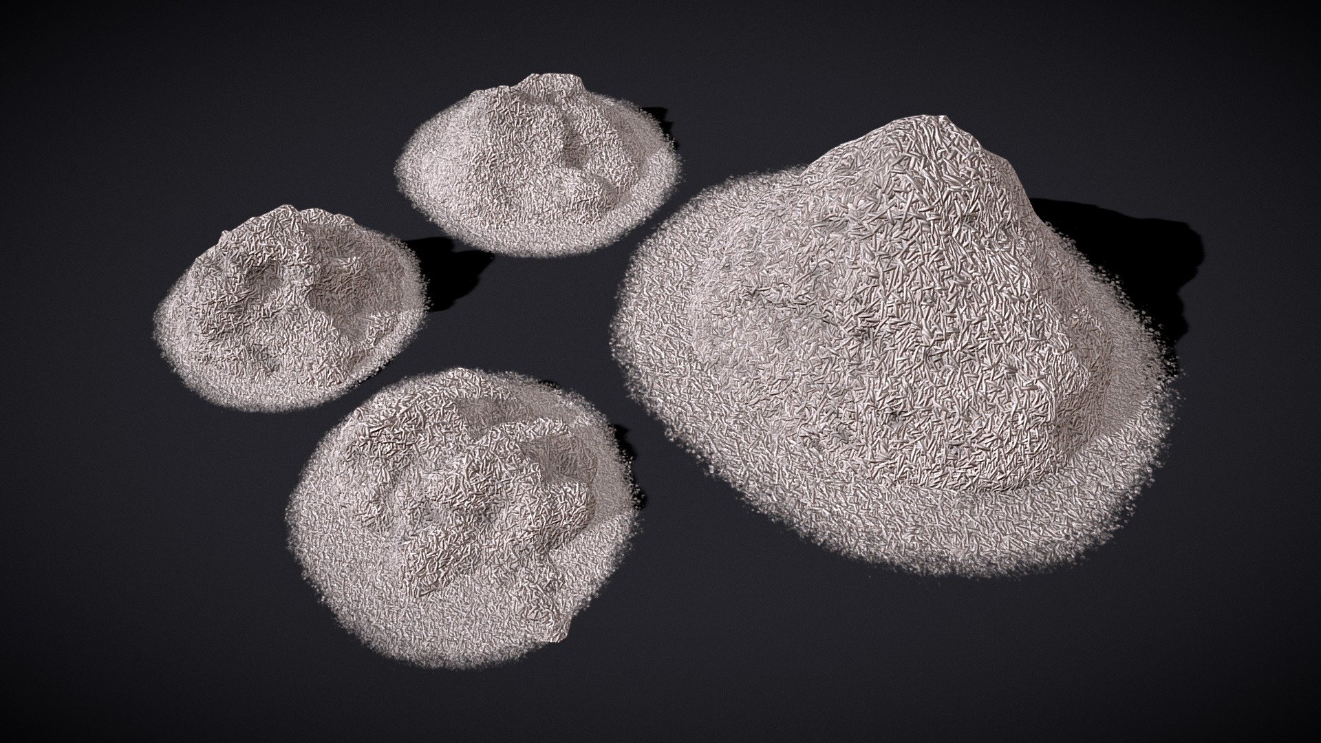 White Rice Piles - Buy Royalty Free 3D model by GetDeadEntertainment ...