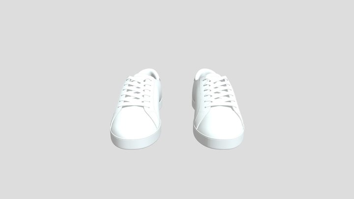 Low Poly Sneakers 3D Model
