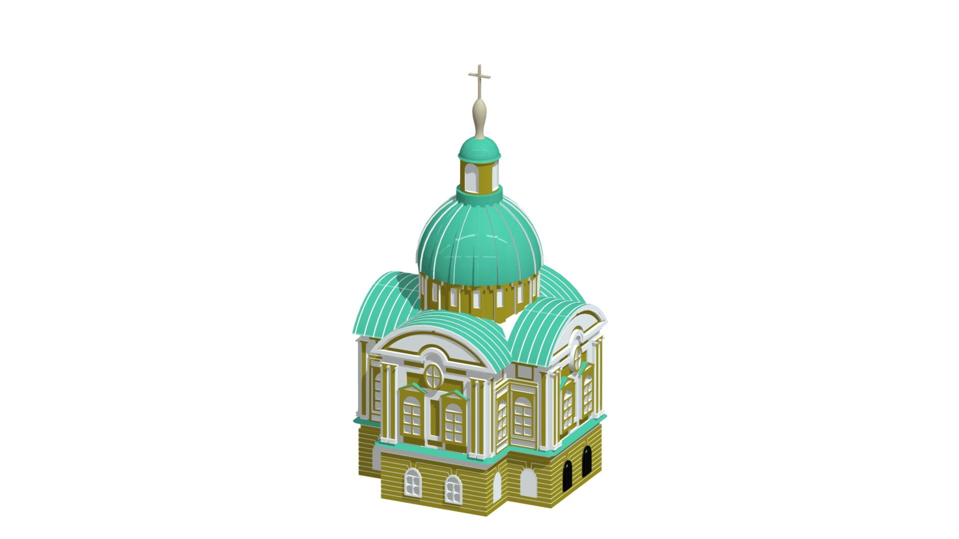 Tver Travelling palace tower — Sketchfab embed 3D viewer