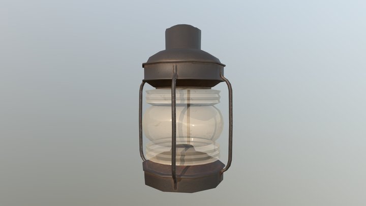 Old lantern 3D Model