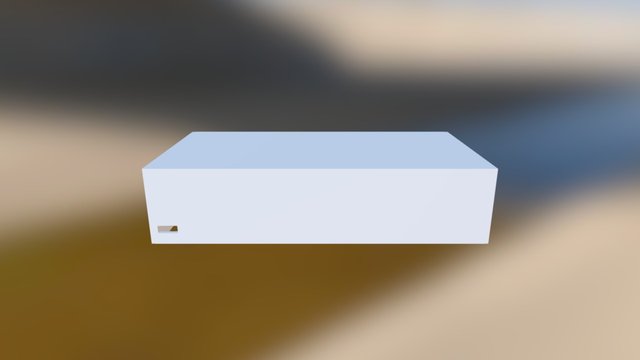 Top of USB HUB box 3D Model