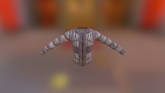 Cloth Armor Fin 3D Model