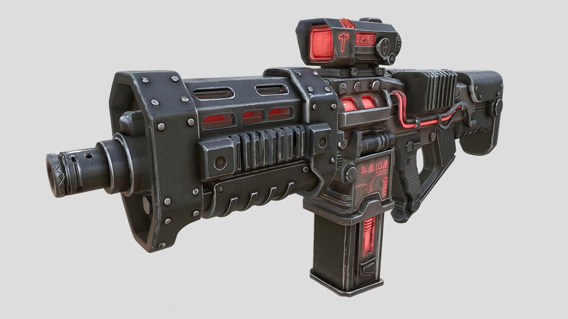 🧬Laser-Rifle🧬.⚛.☠.⚛.'Unit-One.One' - Download Free 3D model by -X ...
