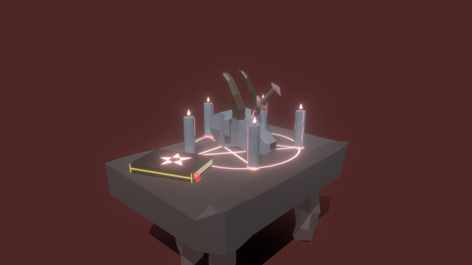 S Table+ decor - 3D model by LukeLBL [48e2d29] - Sketchfab