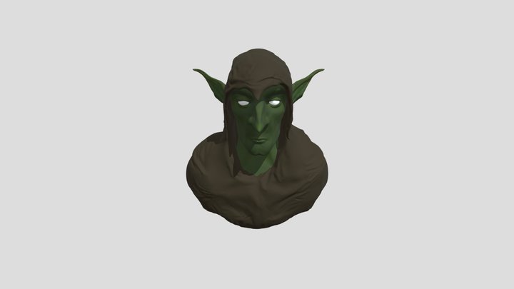 Cloaked Goblin 3D Model