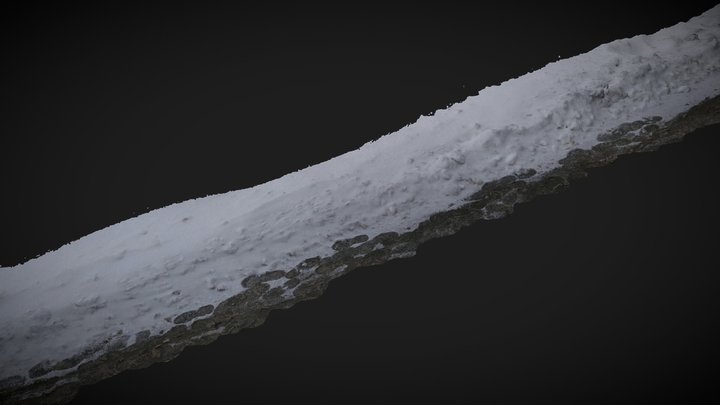 Snowed on sidewalk (type 6) 3D Model