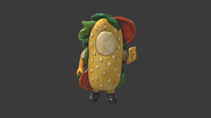 Blimpie Sandwich Guy (Plastic Toy)