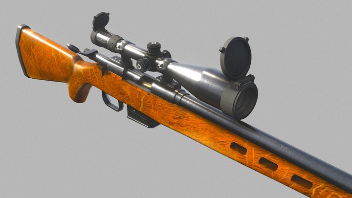 Remington 700 3D Model