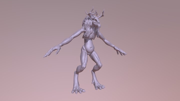 Jordan Popoola Wendigo V1 3D Model