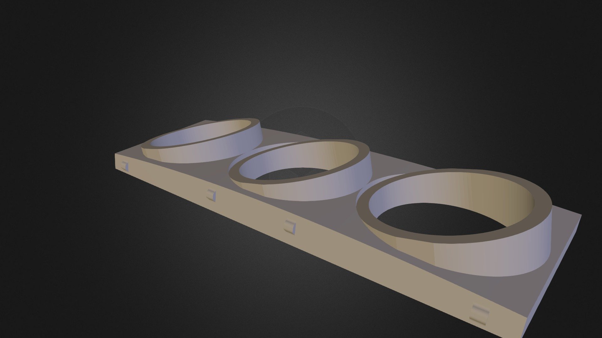 Gauge pod 3D model by ZedDesign (zaidlattouf) [48e4b12] Sketchfab