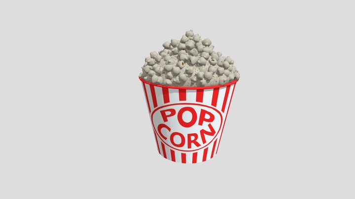 Pop Corn 3D Model