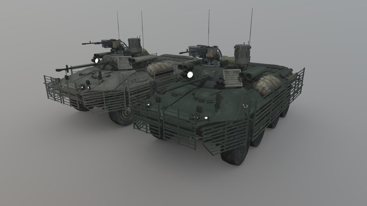 Battlefield 4 - BTR-90 – Gratis 3D-model STL