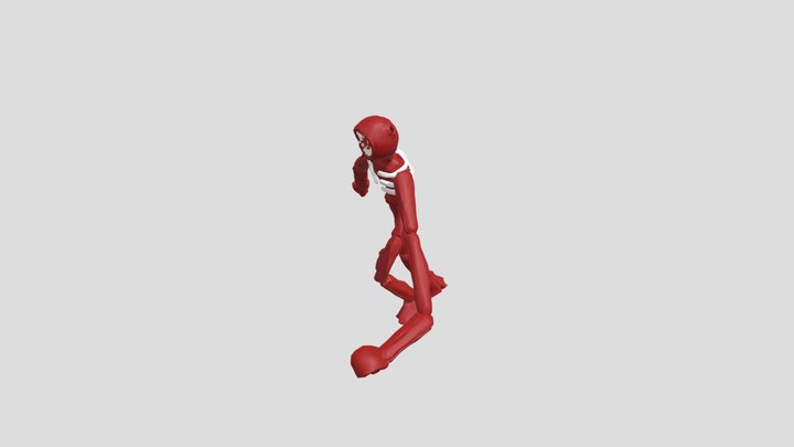 the_figure_from_doors_with_texture 3D Model