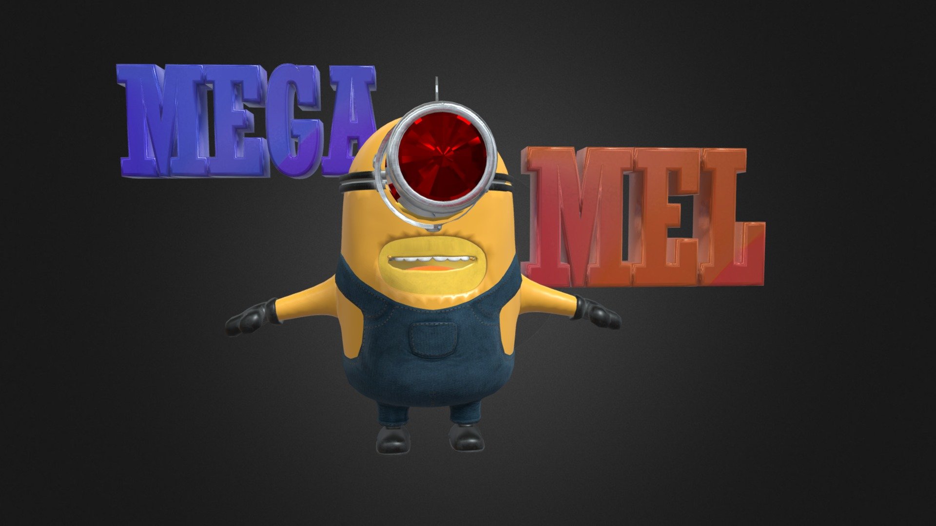 mega Minion mel - 3D model by yd 3d art (@yd3dart) [48e70bd] - Sketchfab