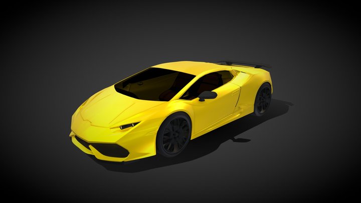 Lamborghini Hurucan WIP 3D Model
