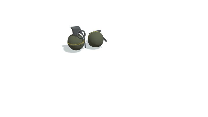 Frag Grenade for PUBG Mobile 3D Model