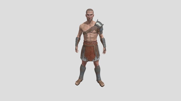 Gladiator 3D Model
