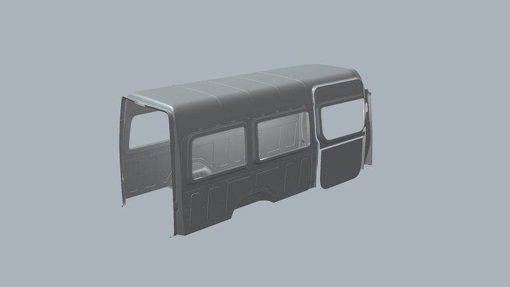 MERCEDES SPRINTER - LONG - LHD 3D Model